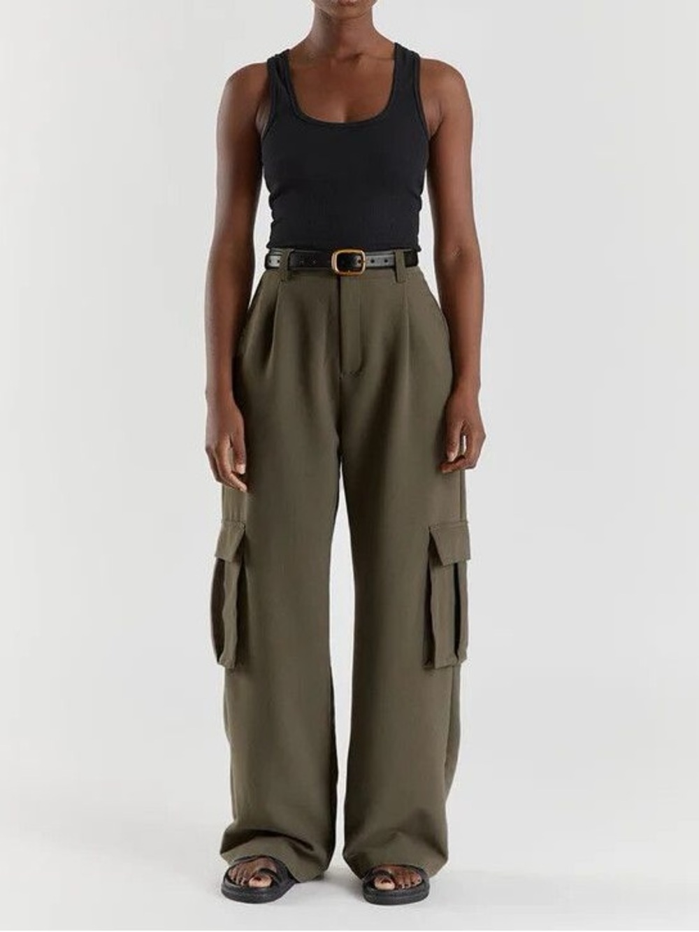 DISSH Wide-Leg Cargo Pants